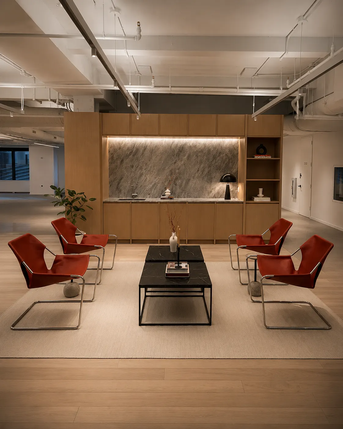 ZZ Driggs startup office interior design and furnishing project
